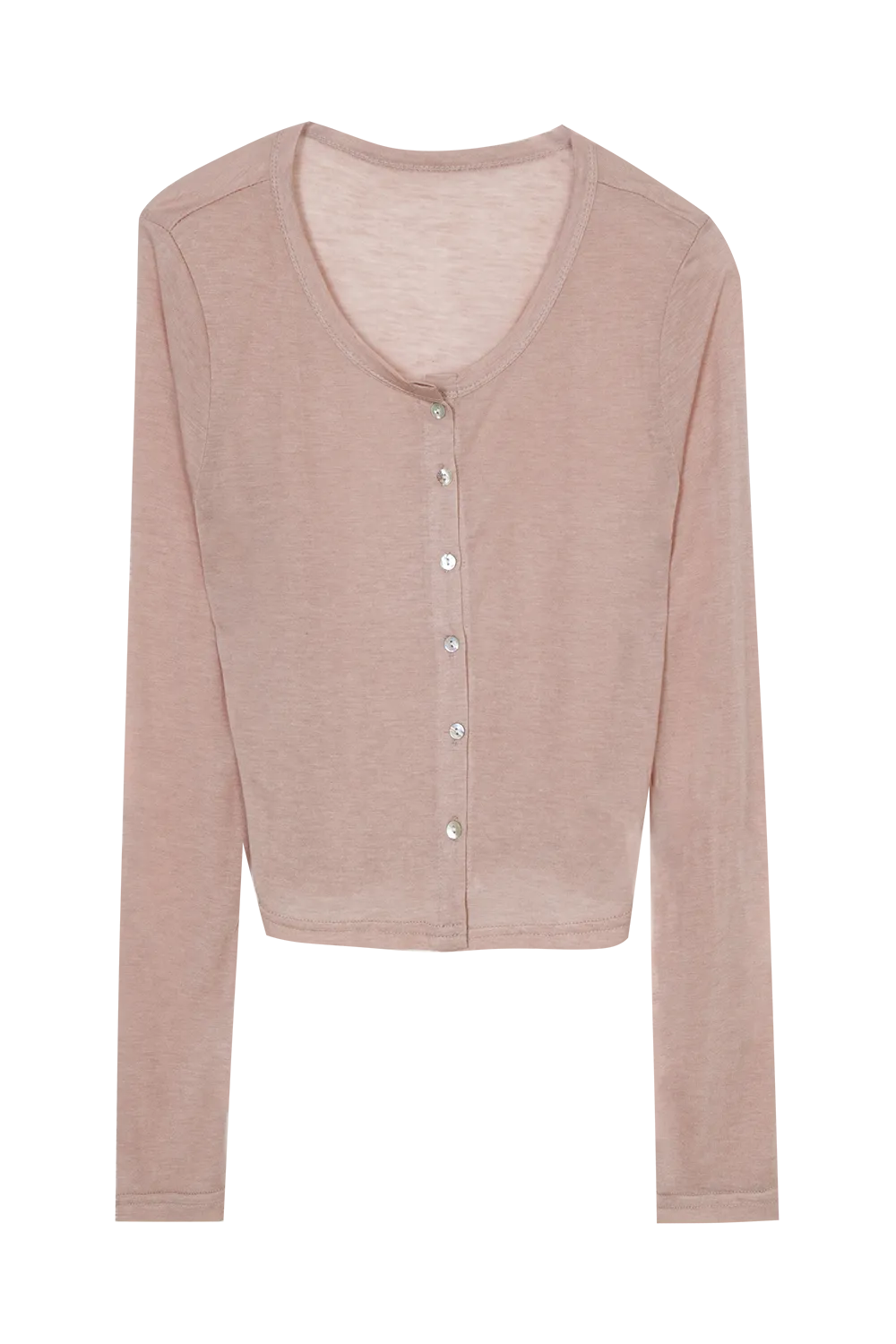 Women's Long Sleeve Button-Down Cardigan - Comfortable & Stylish Layering Essential
