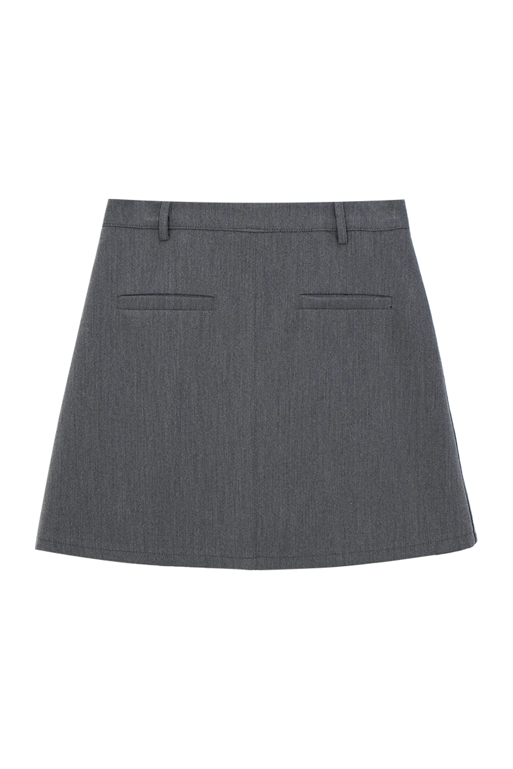 Skirt Mini Perincian Poket Moden