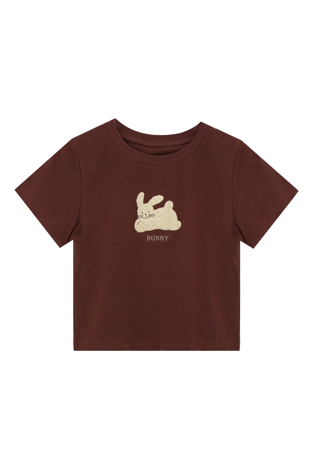 Bunny Embroidered Short Sleeve T-Shirt