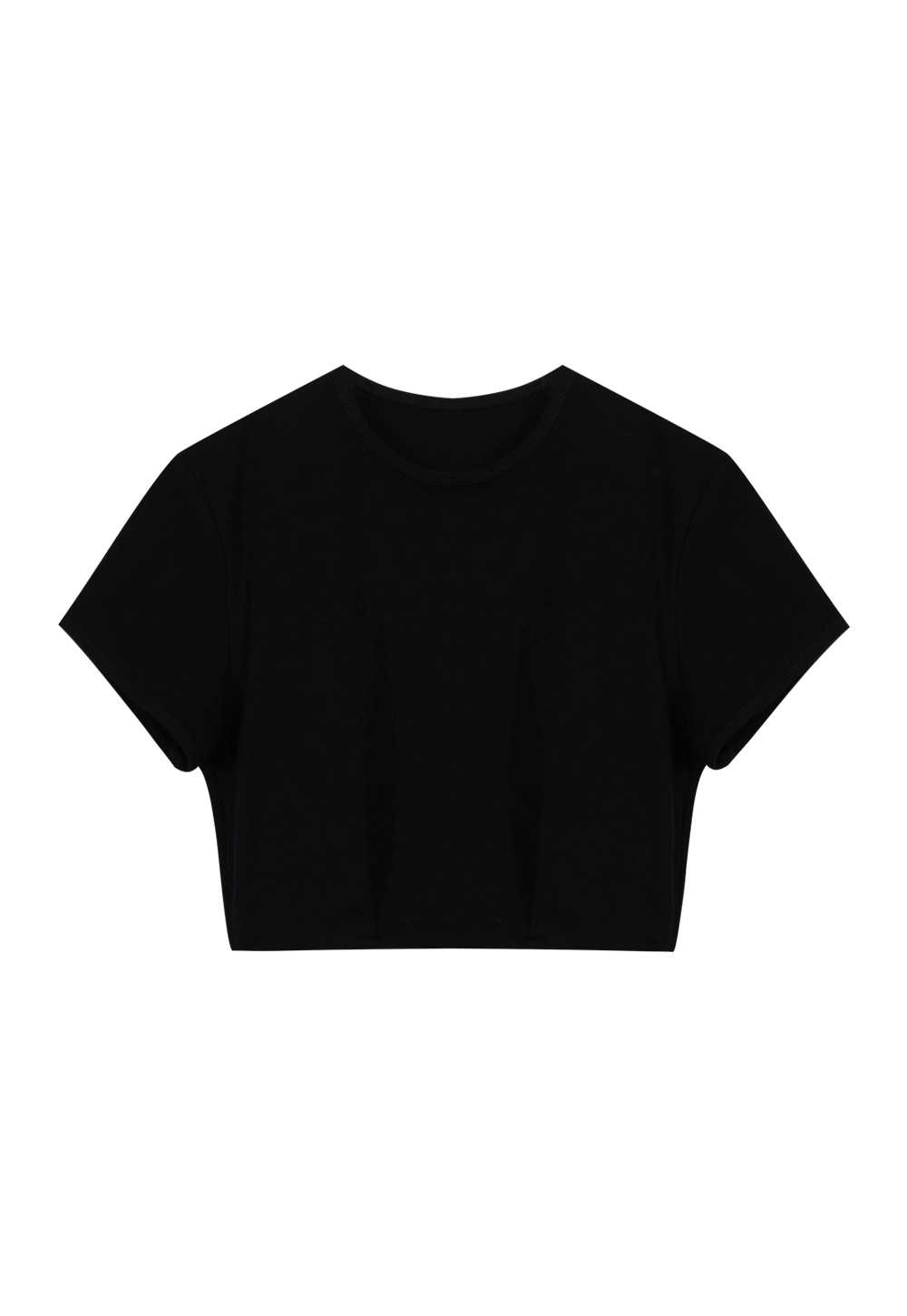 Essential Gray Cropped T-Shirt - Comfortable and Versatile Everyday Wear
