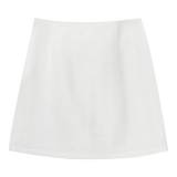 Textured A-Line Mini Skirt, Classic Design for All Seasons