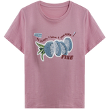 Women's Casual Pineapple Print T-Shirt - Fun & Playful Summer Style