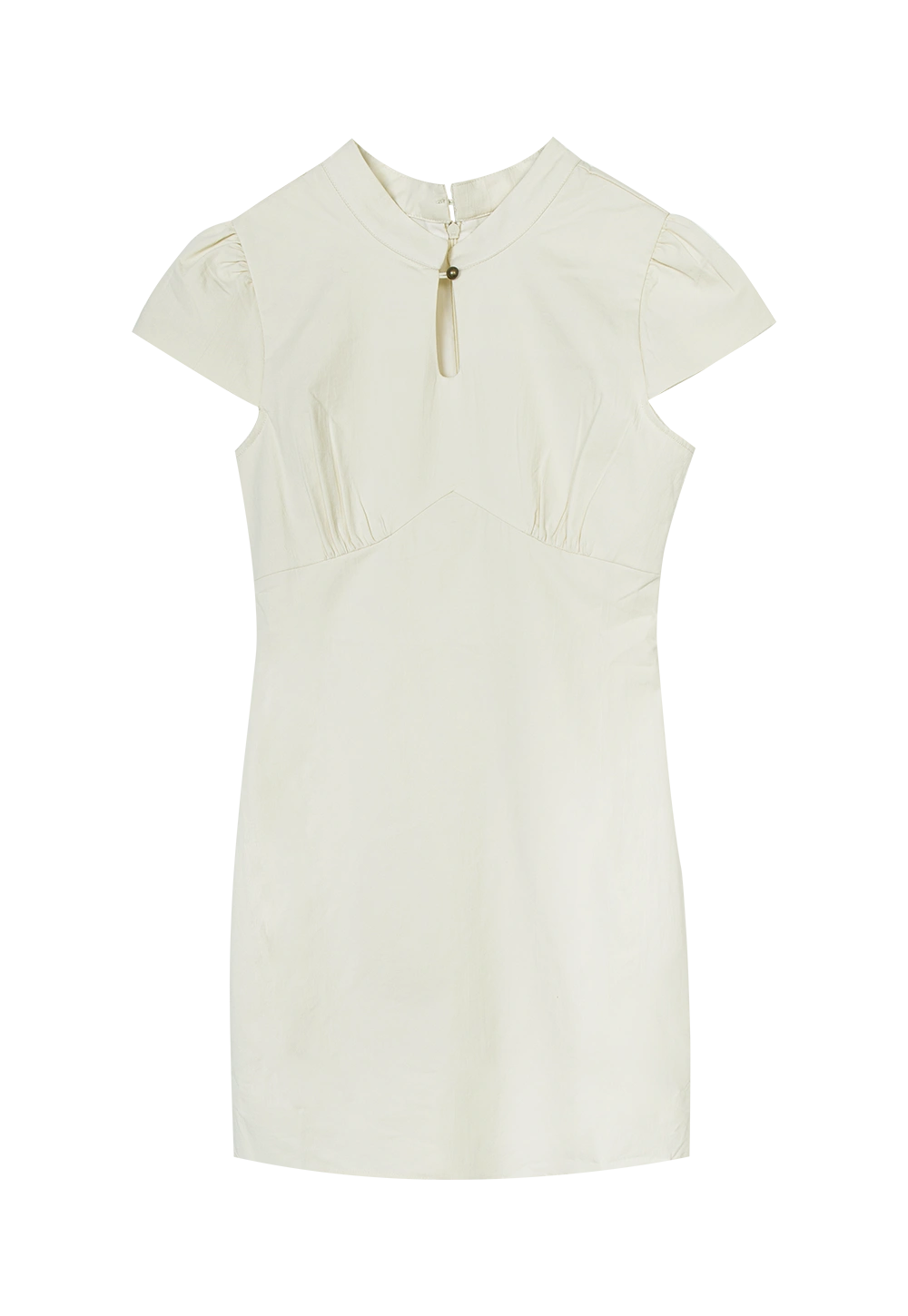 Women's Short Sleeve Zip-Front Dress
