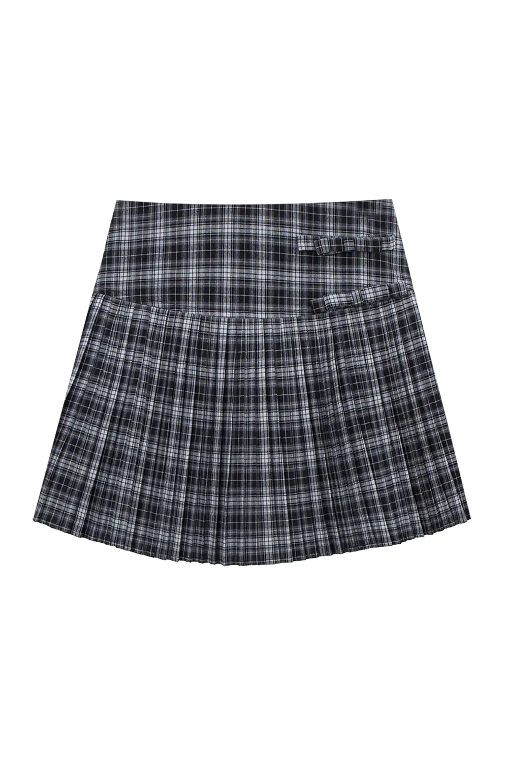 Skirt Mini Plaid Plaid Klasik