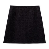 Women's Sparkle Textured Mini Skirt