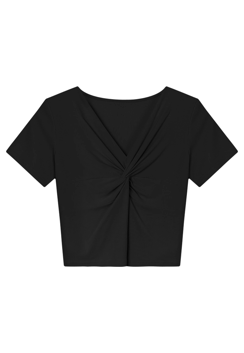 T-Shirt Simpul Slim Fit Slim Fit Wanita yang Elegan - Menyanjung dan Bergaya